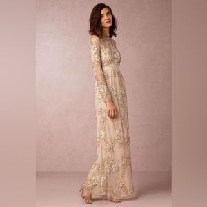 Needle & Thread Adona Gown with added crystal sash by Monique Lhuillier